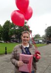 Save The Grange 3,500 signature petition handover to Salford Mayor